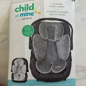 Carter's Black and Gray Reversible Body Cuddler